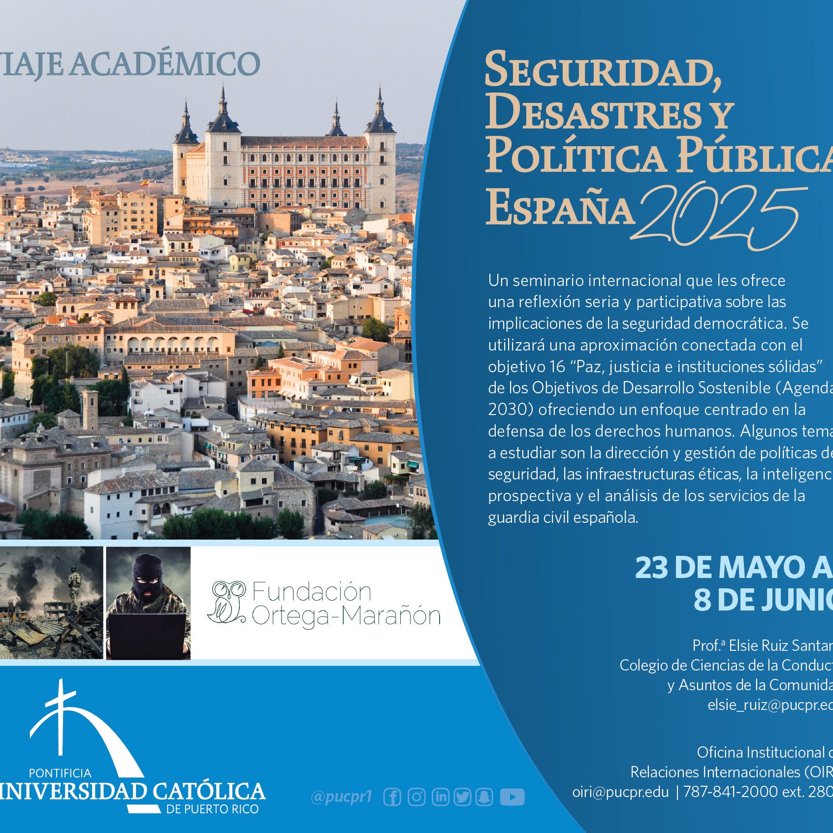 Viaje Académico Seguridad, Desastres y Política Pública España 2025 (2)